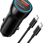 iPhone 17 16 15 Car Charger, [Apple MFi Certified] USB C Car Charger 43W Fast Charging with 3.3 FT Type C to C Cable, USB Car Adapter for iPhone 17/17 Pro/17 Pro Max/Air/16/15