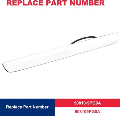 Rear Tailgate Chrome Handle Finisher Molding Fit for 2013-2019 Nissan Pathfinder Replaces# 90810-9PG0A Rear Liftgate Handle Garnish Molding - Image 2