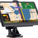 GPS Navigation for Car, Latest 2025 Map,7 inch Touch Screen Real Voice Spoken Turn-by-Turn Direction Reminding Navigation System for Cars, Vehicle GPS Satellite Navigator with(Free Lifetime Updates)