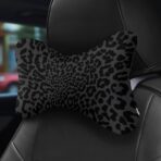Car Neck Pillow for Neck Pain Relief for Dark Gray Black Leopard Cheetah Print for Men Women Adults Kids Travel Outdoor Office - Image 6