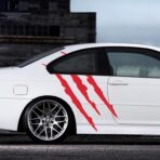 3pcs Car Stickers Vinyl Claw Marks Decals for Men (Red) - Image 5
