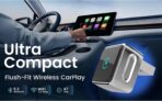Ultra Compact Multi-User AUTO-Connect Wireless CarPlay Adapter 2026 for iPhone – Fast & Stable 5GHz Dual Band WiFi, Converts Wired to Wireless, USB-A/USB-C, for Cars 2016+, iOS 10+