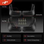 A-Premium Set of 4PCS Mud Flaps Splash Guards Mudguards Mudflaps with Hardware Kits Accessory Compatible with Volkswagen Golf 2015 2016 2017, Turbocharged, Hatchback, Front LH RH and Rear LH RH - Image 3