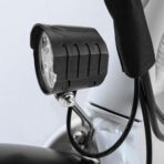 12W Super Bright Electric Bike Headlight, 36V-60V Universal LED Front Bike Light for Ebike, Scooter, Electric Dirt Bike Road Bike - Easy Install Night Riding Light with Horn - Image 6