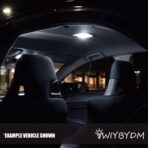 17PCS Interior LED Lights Kit for Dodge Durango 2011 2012 2013 2014 2015 2016 2017 2018 2019 2020 2021 2022 Map Dome Trunk License Plate Lights Interior Bulbs Package + Install Tool - Image 5