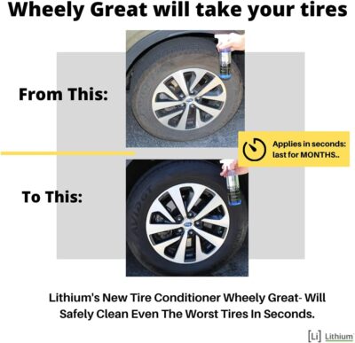 Wheely Great Tire Dressing Spray - Protects Rubber from U.V. Rays - Rubber Tire Conditioner So It Won't Dry Out and Crack - Keeps Tires Black, Not Shiny - Removes Brown Film from Sidewalls - Image 6