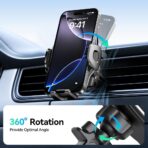 2026 New Car Vent Phone Holder [Thick Cases Friendly] Rotatable Universal Phone Mount for Your Car with Wide Clamp, Car Phone Holder Mount for iPhone 17 Pro Max 15 14 13 Samsung S25 - Image 6