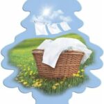 Little Trees Cardboard Hanging Car, Home & Office Air Freshener, Summer Linen (Pack of 12)