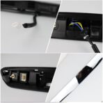 Rear Tailgate Garnish Handle Trim Chrome Compatible with Nissan Pathfinder S SV SL and Platinum 2013-2020 Rear Tailgate Handle Garnish Finisher Molding Replace 90810-3KG0A - Image 5