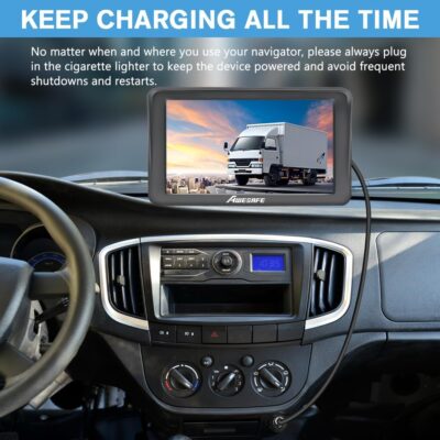 GPS Navigator for Car Truck 7 inch Touch Screen,2025 North America Maps Free Lifetime Updates,Turn-by-Turn Voice Guidance, Speed & Red Light Warning - Image 6