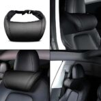 Car Headrest Neck Pillow Support Memory Foam Ergonomic Design Accessory for Driving Seat Fatigue Relief Compatible with Model S X 3 Y & Cybertruck - 1 Piece - Image 9