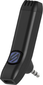 Scosche BTAXS3 Hands-Free Audio Kit, Bluetooth Receiver for Car Stereo with Noise Cancellation, 3.5mm AUX Bluetooth Adapter for Car Radio, Compatible with Siri/Google Assistant Voice Command