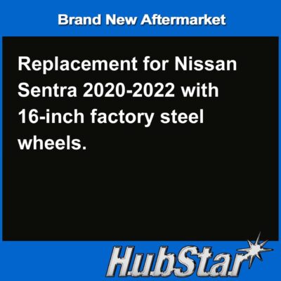 Premium Hubcap Replacement for Nissan Sentra 2020-2024, 16-inch Replica Wheel Cover (1 Piece) 53102 - Image 4