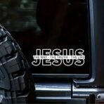 2 pcs The Way of Jesus, Truth, Life Christianity Funny Car Bumper Sticker,5 Inch Vinyl Decal, Waterproof,Die-Cut for Cars,Windows,Laptops - Image 2