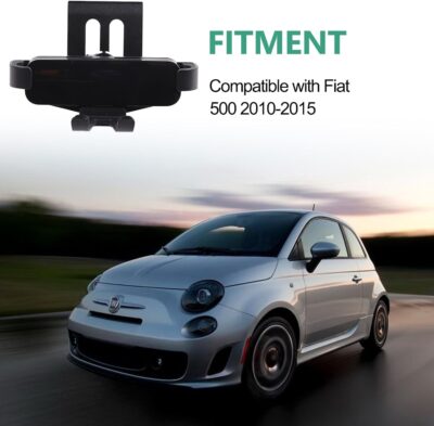 Car Air Vent Cell Phone Holder Compatible with Fiat 500 2010-2015 for Dashboard Air Vent Car Phone Holder Adjustable 360 Rotation Vent Clip Fits for All Smartphones - Image 7
