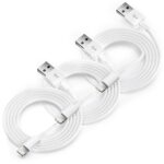 3Pack Car Apple Carplay Cable, Car Charger Cord,USB A to Lightning Cable,3.3FT, Compatible iPhone 14/13/12/11/Pro/Max/XR/XS/X/8/7/6S Plus/5S/SE 3rd/iPad Pro/Air/Mini Charging Cable Cord