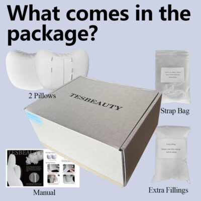 TANOLA TESBEAUTY Nappa Leather Headrest Pillow 2 Packs for Tesla Neck Pillow Uniquely Designed for Tesla Model Y/3/S/X Tesla Car Neck Support Cushion for People Under 5'7" White - Image 6