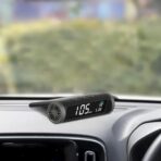 Car Wireless Heads up Display, Solar HUD Head Up Display Digital GPS Speedometer Driving with LCD Screen - Image 6