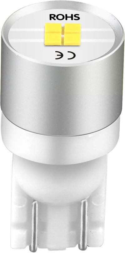 Alla Lighting 4x T10 194 168 LED Bulbs W5W 2825 175 158 CAN-Bus, 6000K White License, Parking, Map, Dome, Door, Trunk Lights - Image 9