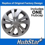 Premium Replica Hubcap, Replacement for Nissan Versa 2017-2024, 15-inch Wheel Cover (1 Piece) - Image 2