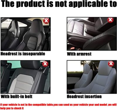 AUCELI Car Seat Covers Full Set, Breathable Front and Rear Seat Covers with 2mm Composite Sponge Inside, Premium Cloth Automotive Seat Cushion Protectors Covers for Most Cars (Green) - Image 6