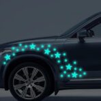 30pcs Star Vinyl Decal for Cars, High Intensity Reflective DIY Stickers for Window Bumper Mirror Laptop Decals Waterproof Night Safety Sign Car Stickers (Mint Green) - Image 6