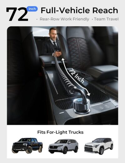 LISEN 90W for iPhone 17e 16 15 Pro Max Car Charger USB C Fast Charge,Super Fast for iPhone 15 16 17 Pro Car Charger USB C Adapter for iPhone 17 16 15 Air ProMax Plus,Samsung Galaxy S26 Ultra, Android - Image 2