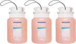 Yankee Candle Classic Paper Car Jar Air Freshener, Hanging Car Freshener, Long Lasting Car Fragrance, Pink Sands (Pack of 3)