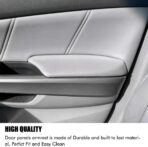 A ABIGAIL Compatible with 2008 2009 2010 2011 2012 Accord Sedan Center Console Armrest Cover & Front Door Panels Armrest (Gray) - Image 4