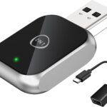 Android Auto Wireless Adapter Carplay - 2 in 1 Wireless Android Auto Car Adapter & Car Play, Stable Control No Delay [2026 Upgraded] Silver