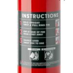 HalGuard Halotron Fire Extinguisher for Vehicles, Race Cars, Trucks & Off-Road | Clean, No Powder, No Mess | Rechargeable & Safe for Engine, Interior, Electronics | UL Listed | Red 2.5 lbs