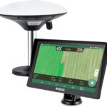 Tractor GPS Navigator for Precision Farming, GNSS Agricultural Farming Navigator with 9" Touch Screen Suitable for Spraying Plowing and Sowing Farmland Activities Automatic Positioning