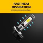 AUXLIGHT 881 889 886 894 862 896 898 LED Fog Light Bulbs 6000K Xenon White, Super Bright High Power COB Chips LED Fog Daytime Running Lights DRL Bulbs Replacement for Cars, Trucks (Pack of 2) - Image 7