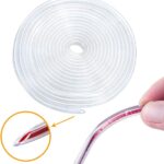 Eytool 5M Clear Door Edge Protectors, Rubber Edge Trim Seal Protector with U Shape Car Protection Door Edge Guard Fit for Most Car (Clear, 16.4FT)