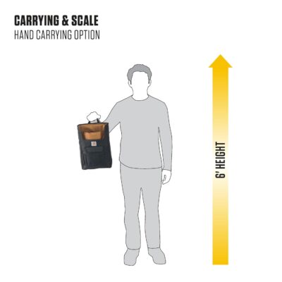 Carhartt Front Seat Car Organizer, Passenger Seat Storage & Organization for Books, Files, Folders, Laptop & More, Black - Image 6