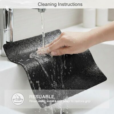 Extra Large Non-Slip Car Dashboard Sticky Pad – 11"x7" MINI-FACTORY Fixate Gel Mat for Phones, Glasses, Keys – Anti-Slip Grip - Image 4