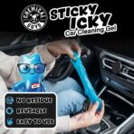 Chemical Guys Sticky Icky Car Cleaning Gel, Green Apple & Sweet Strawberry Scent - Detailing Kit, Car Dust Crevice Cleaner, Slime Auto Air Vent, Cleaning Putty For Keyboard Cleaner (2 Pack) - CJK1002 - Image 7