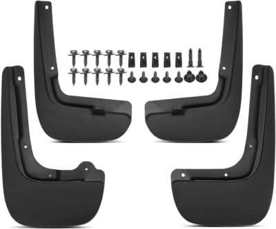 A-Premium Set of 4PCS Mud Flaps Splash Guards Mudguards Mudflaps with Hardware Kits Accessory Compatible with Chrysler Pacifica 2017-2025, Voyager 2020-2025, Front and Rear, Driver & Passenger Side - Image 9