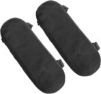 2PCS Car Elbow Pad Arm Rest Cover, Soft Armrest Cushion Pad for Arm Comfortable Support, Anti-Scratch Auto Armrest Pillow Protector, Universal Car Interior Accessory for Most Vehicles (Black)