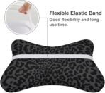 Car Neck Pillow for Neck Pain Relief for Dark Gray Black Leopard Cheetah Print for Men Women Adults Kids Travel Outdoor Office - Image 4