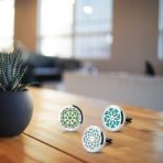 ttstar Car Diffuser Vent Clip - 30mm Aromatherapy Essential Oil Car Diffuser Vent Clips with 36 Refill Pads (3 Lotus Vent Clips, Metal) - Image 8