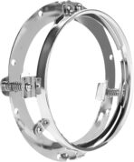 7 Inch Car Headlight Mounting Bracket, LED Light Fix Firmly with Springs, Universal Fit for Motorcycles with Headlight (Silver) - Image 6