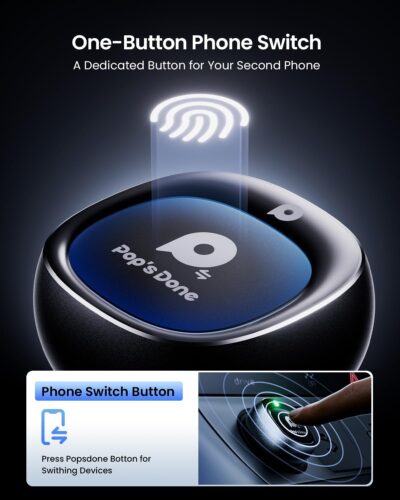 Mini Wireless CarPlay Adapter for iPhone, Android Auto Wireless Adapter (2026 Upgrade) - Plug & Play, Zero Delay, Stable Connection for 2016+ Cars, One-Click Switch - Image 2