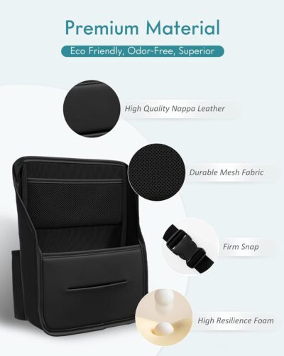 FLORICH Car Organizer Storage Between Seats, Leather Seat Organizer Purse Holder Between Seats, Automotive Consoles & Organizers Storage Car Organizer - Image 5