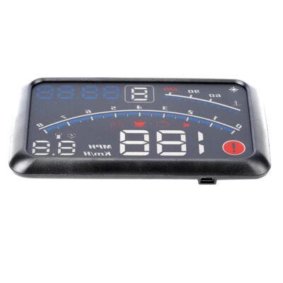 5.5-Inch HD OBD II, Car GPS HUD with Speed Warning, Fuel Consumption and Temperature Monitoring - Image 4