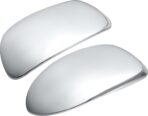 ACROPIX Car Exterior Mirror Cover Cap Overlay Fit for Chevrolet Silverado Suburban for GMC Sierra Yukon - Pack of 2 Chrome Plated
