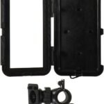 Gadpiparty Waterproof Motorcycle Phone Holder Bike Mount Vibration Dampener for Electric Scooter and Bicycle Handlebar Compatible Smartphones