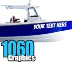 Custom Vinyl Boat Numbers & Letters (Two Decals) Marine Lettering Stickers - Image 11