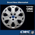 Premium Replica Hubcap - Replacement for Ford Focus 2012-2014 - Replacement 16-inch Wheel Cover (1 Piece) - Image 2