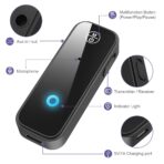 Aux Bluetooth Adapter for Car, 2 in 1 Bluetooth 5.3 Transmitter Receiver for Hands-Free Call, Noise Cancelling 3.5mm AUX Wireless Receiver for Home Stereo System/Headphones/Easy Connect - Image 4
